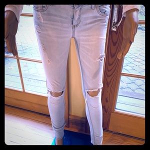 Hollister skinny straight leg jeans